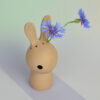 bunny vase, colour light brown, detail
